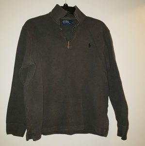 Ralph Lauren Pullover zip neck long sleeve sweater